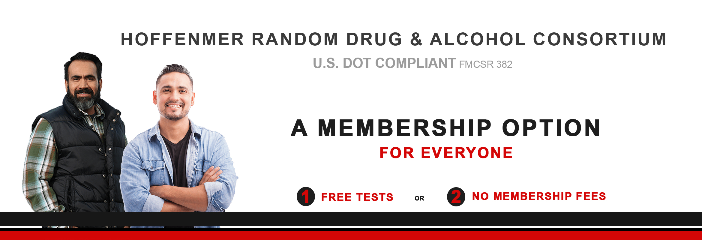 National DOT Random Drug Testing Program for Trucking Companies